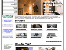 Tablet Screenshot of homesystemsnj.com